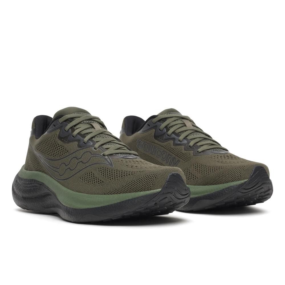Saucony Men's Ride 19 - Fatigue/Black