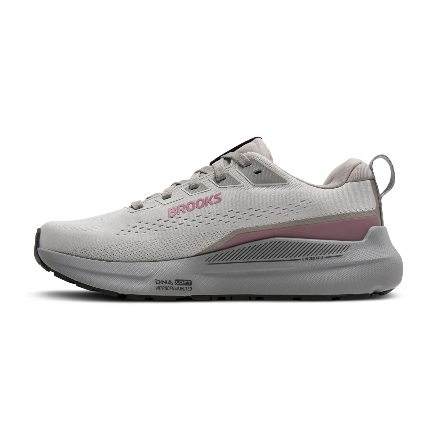 Brooks Women's Ariel GTS 26 Wide - Oyster Mushroom/Alloy/Pink