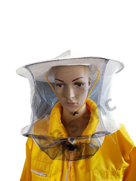Maschera rotonda in velo di tulle "eco"