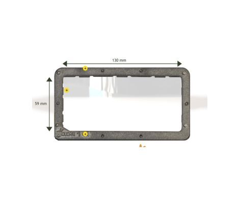 Visiera per maschere piane