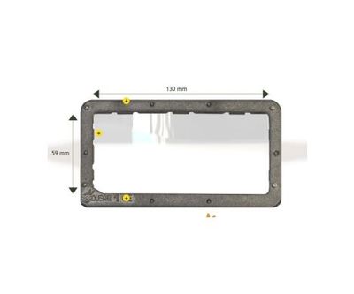 Visiera per maschere piane