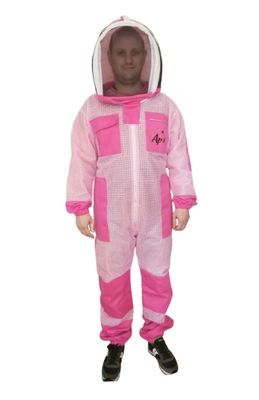 Tuta ventilata a 3 strati rosa scuro Tuta ventilata a 3 strati rosa scuro