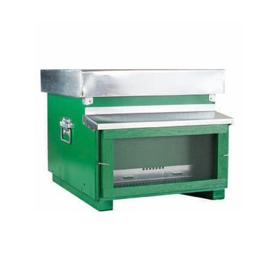 Arnia portichetto 12 favi montata e verniciata