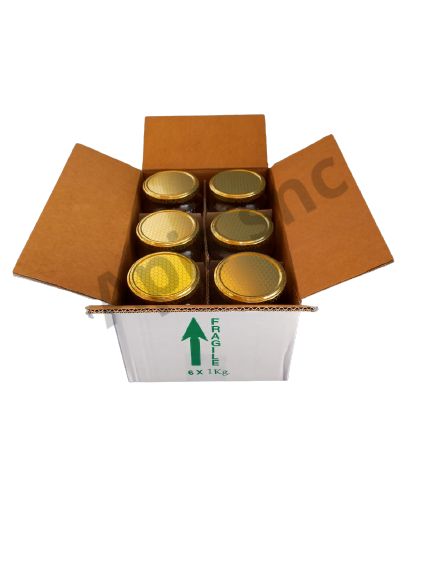 Scatola vasi miele 6x1 kg Scatola vasi miele 6x1 kg