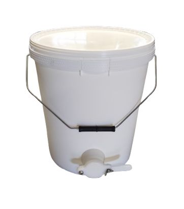 Secchiello 40 kg con rubinetto in plastica alimentare Secchiello 40 kg con rubinetto in plastica alimentare