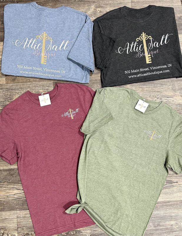 ASB Logo Tee in Heathered Charcoal