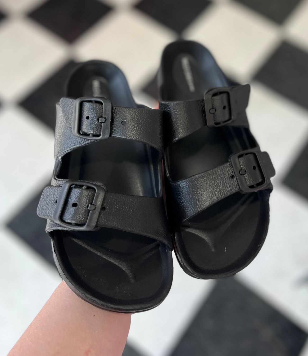 The Kristen Sandal in Black