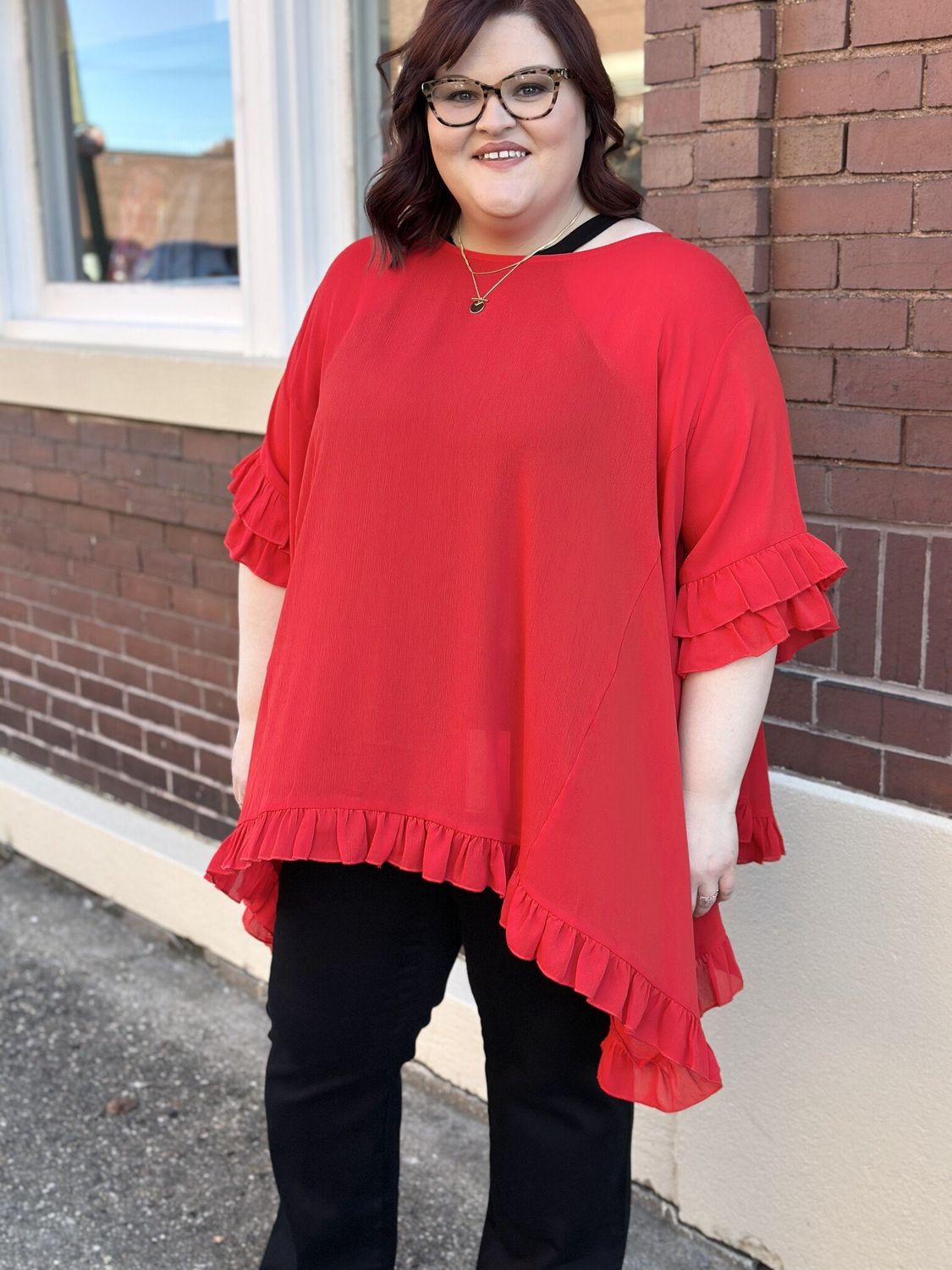 Top of the Class Top in Red