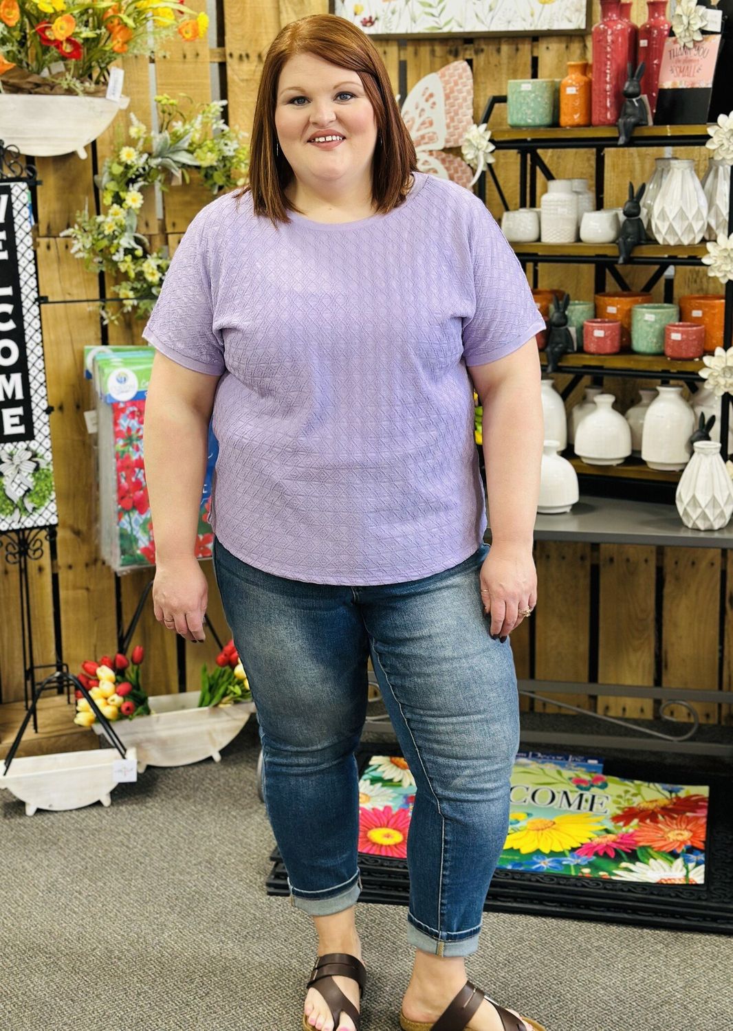 The Holly Top in Lavender