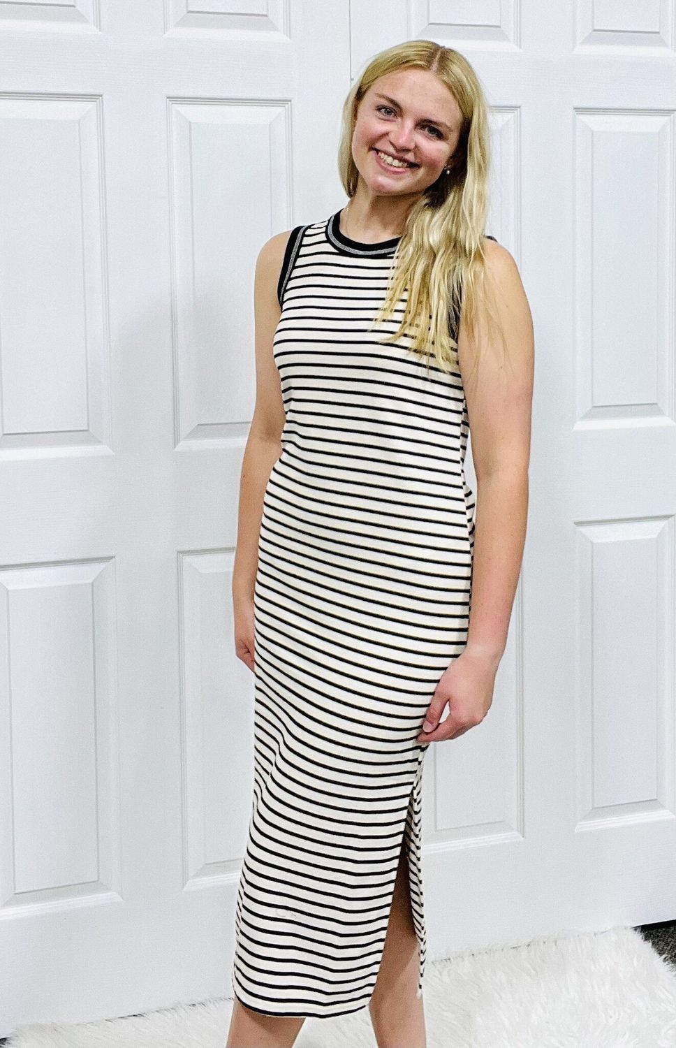 Striped Tank Maxi