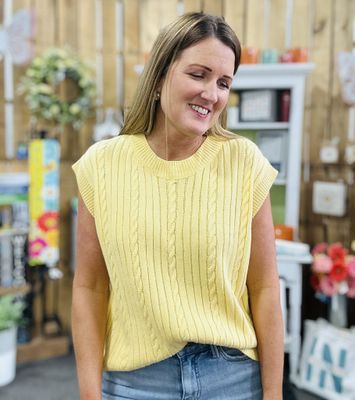 Yellow Sweater Vest Yellow Sweater Vest