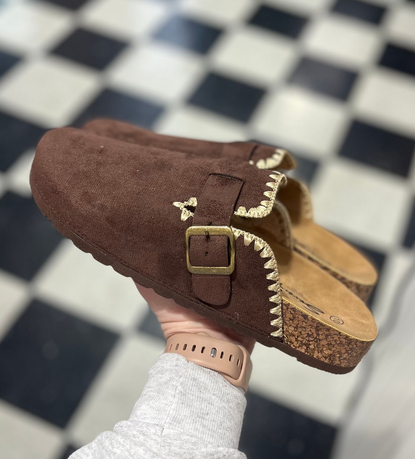 Gila Clog with Stitch Detail