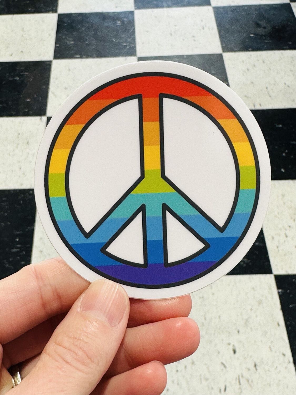 Peace Sign Sticker