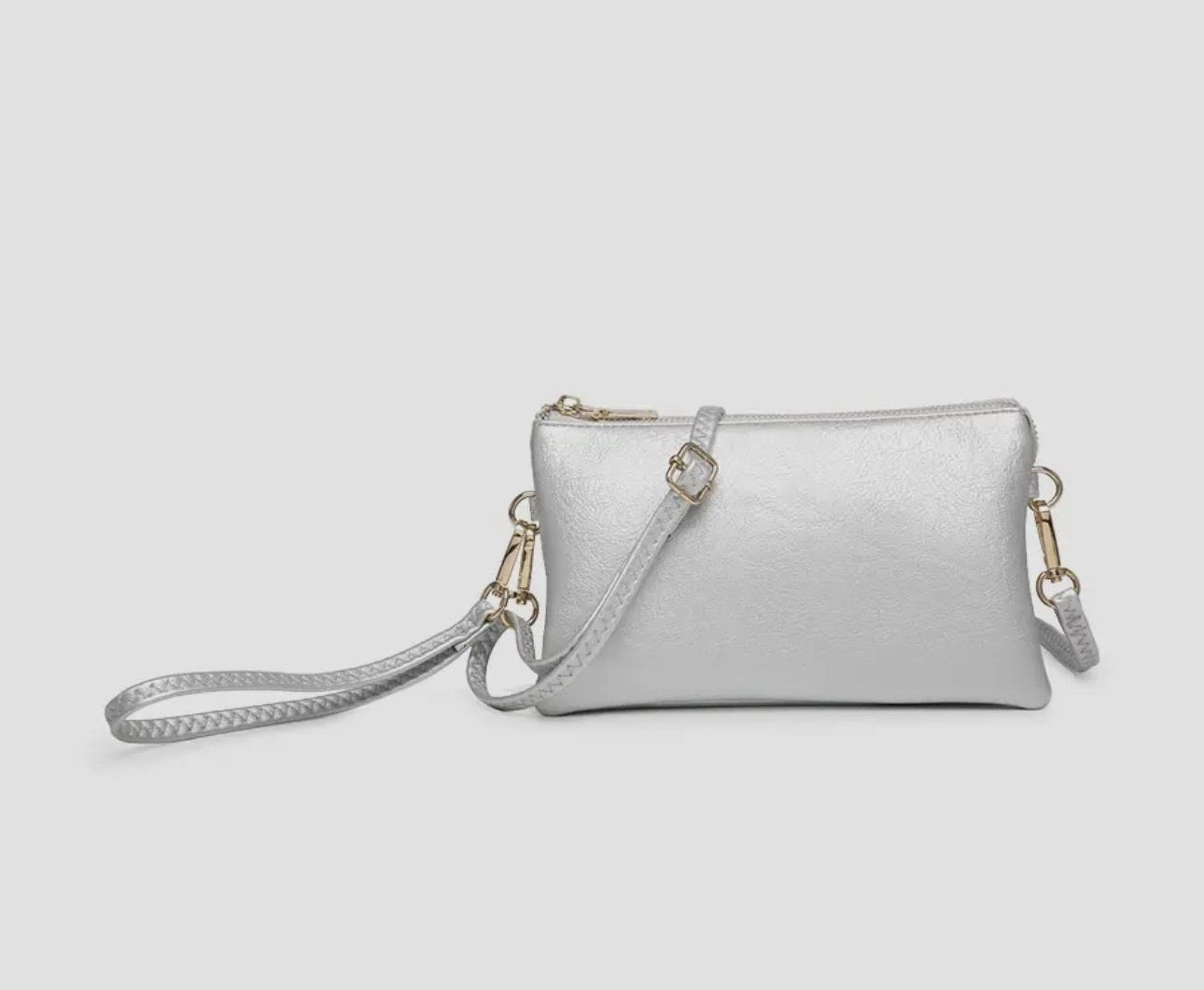 Silver Riley Clutch