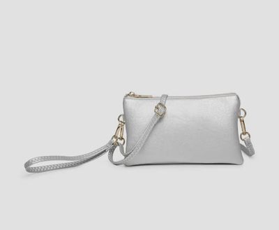 Silver Riley Clutch