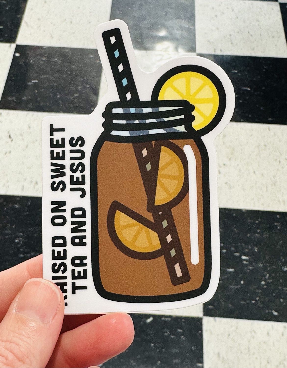 Sweet Tea &amp; Jesus Sticker