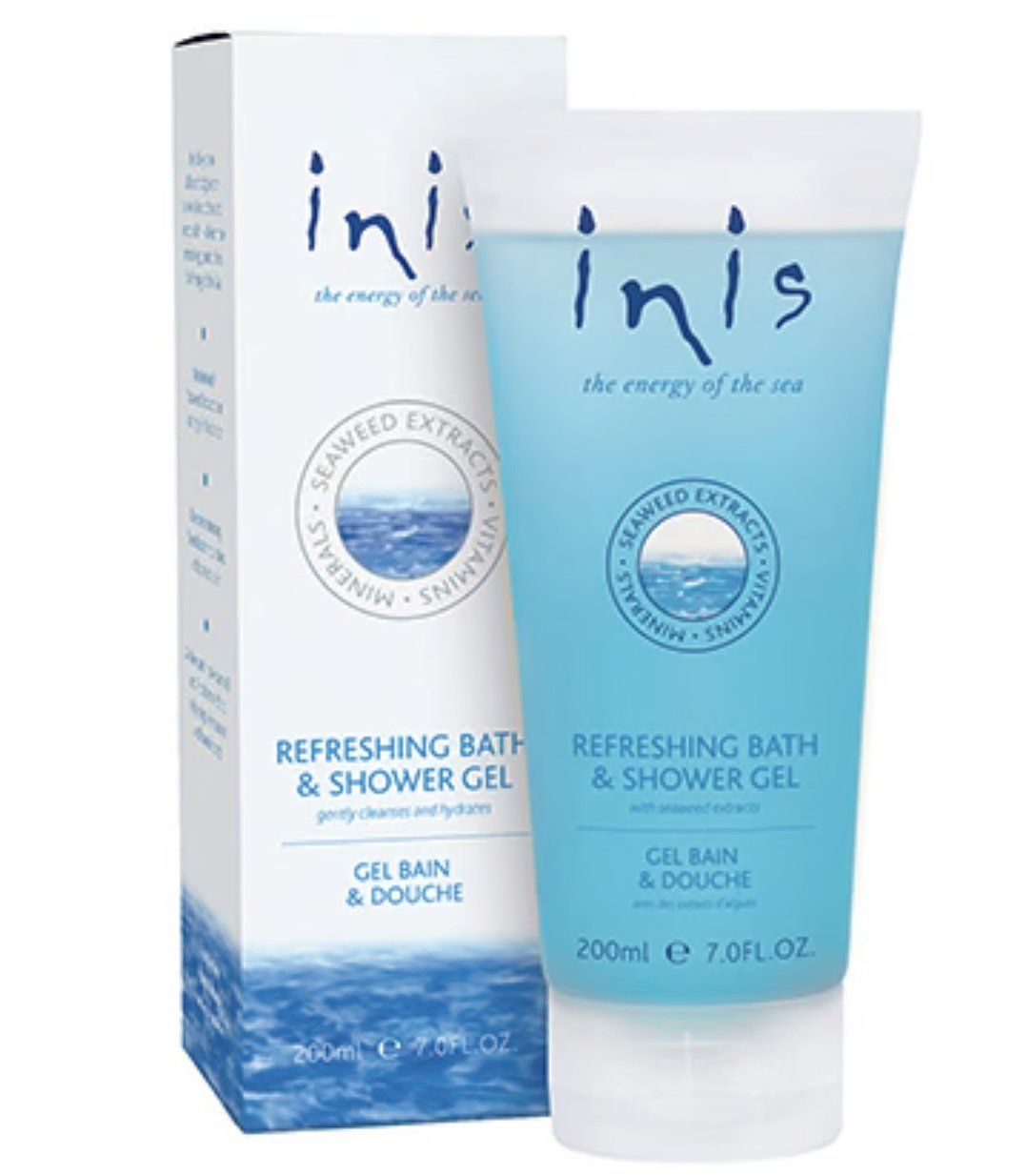 Inis Refreshing Bath &amp; Shower Gel-7 fl oz