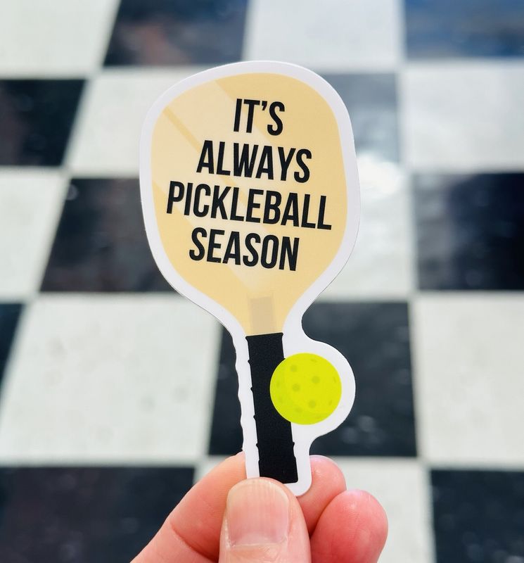 Pickleball Sticker