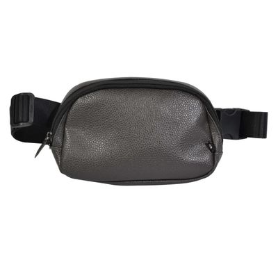 Slate Vegan Leather Belt Bag