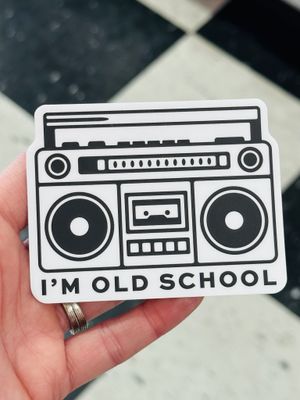 I’m Old School Sticker
