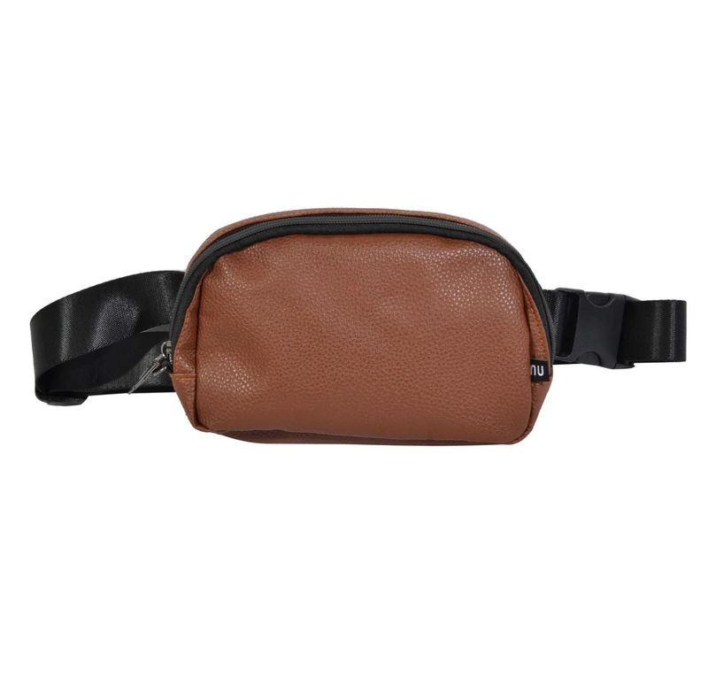 Copper Vegan Leather Belt Bag