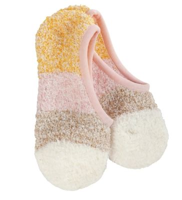 Worlds Softest House Socks-Pink Multi
