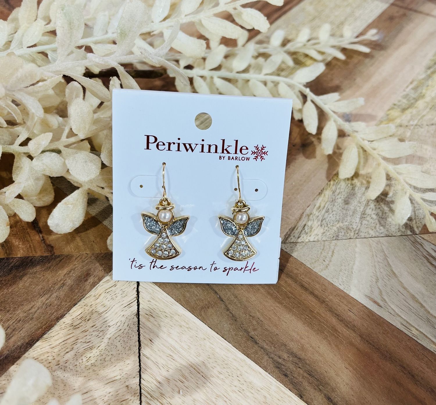 Crystal Angel Earrings