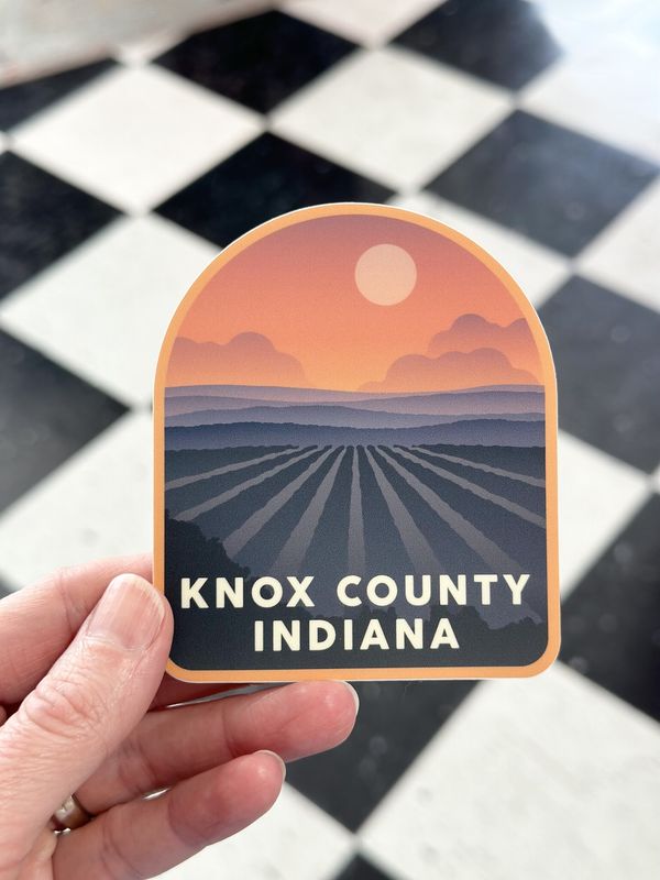 Knox County, IN Fields Sticker