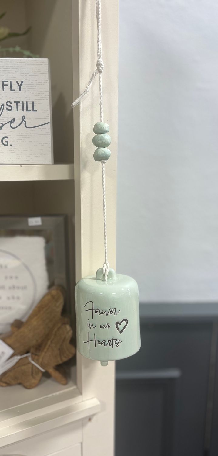 Forever In Our Hearts Ceramic Bell