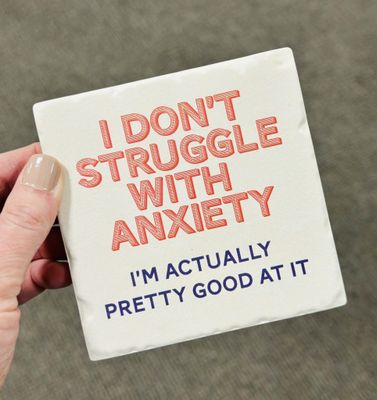 I Don’t Struggle Ceramic Coaster
