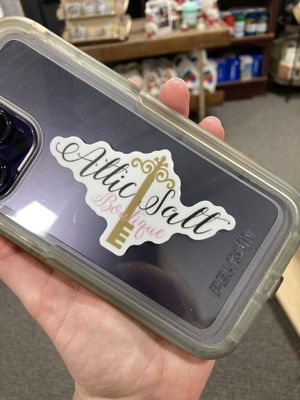 Attic Salt Boutique Logo Sticker