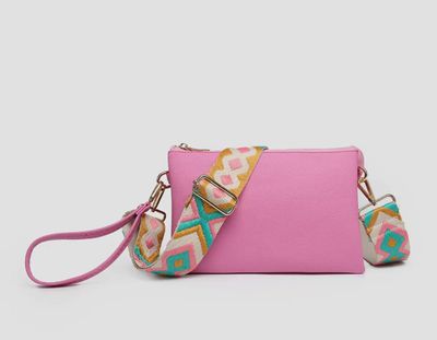 Izzy Crossbody in Bubblegum