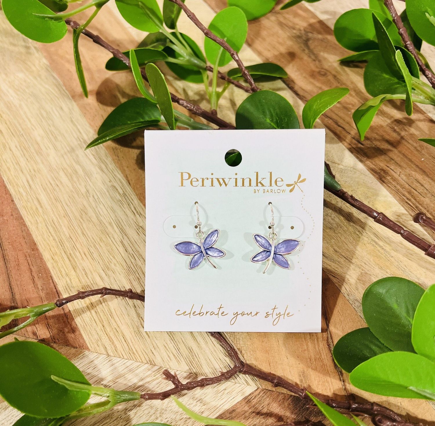 Blue Butterfly Earrings