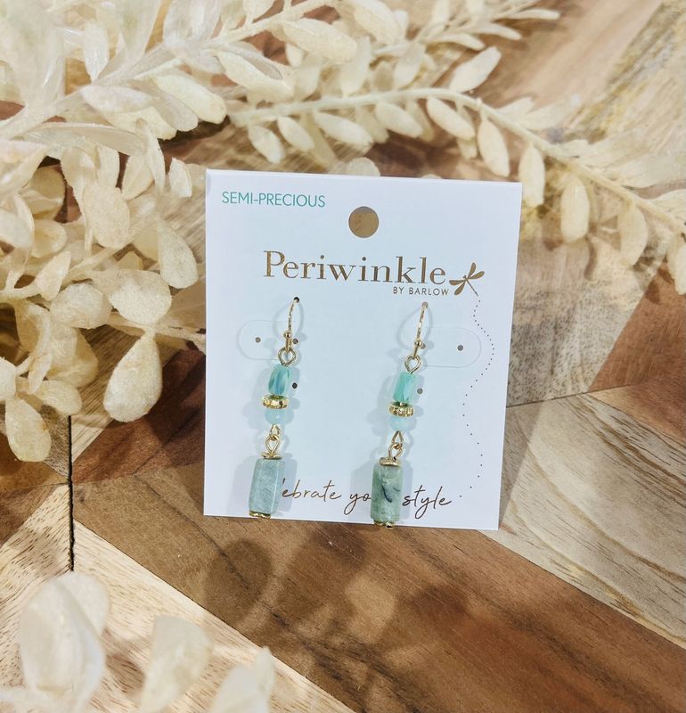 Amazonite Dangle Earrings