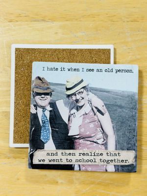 Hate When I See Ceramic Coaster