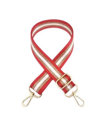 Game Day Mini Guitar Strap in Red