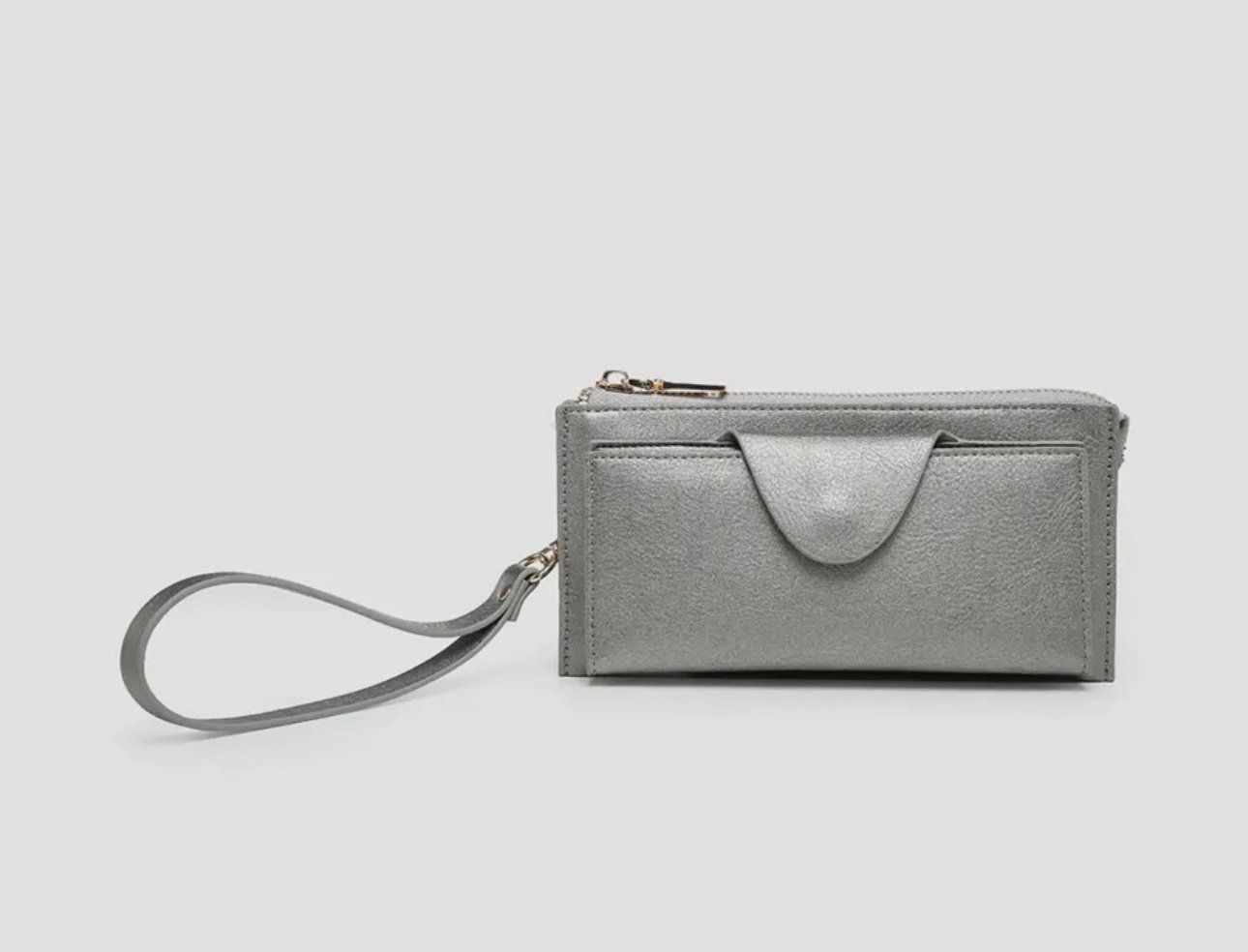 Kyla Wallet in Gunmetal
