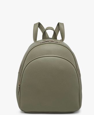 Simone Backpack Purse in Light Olive