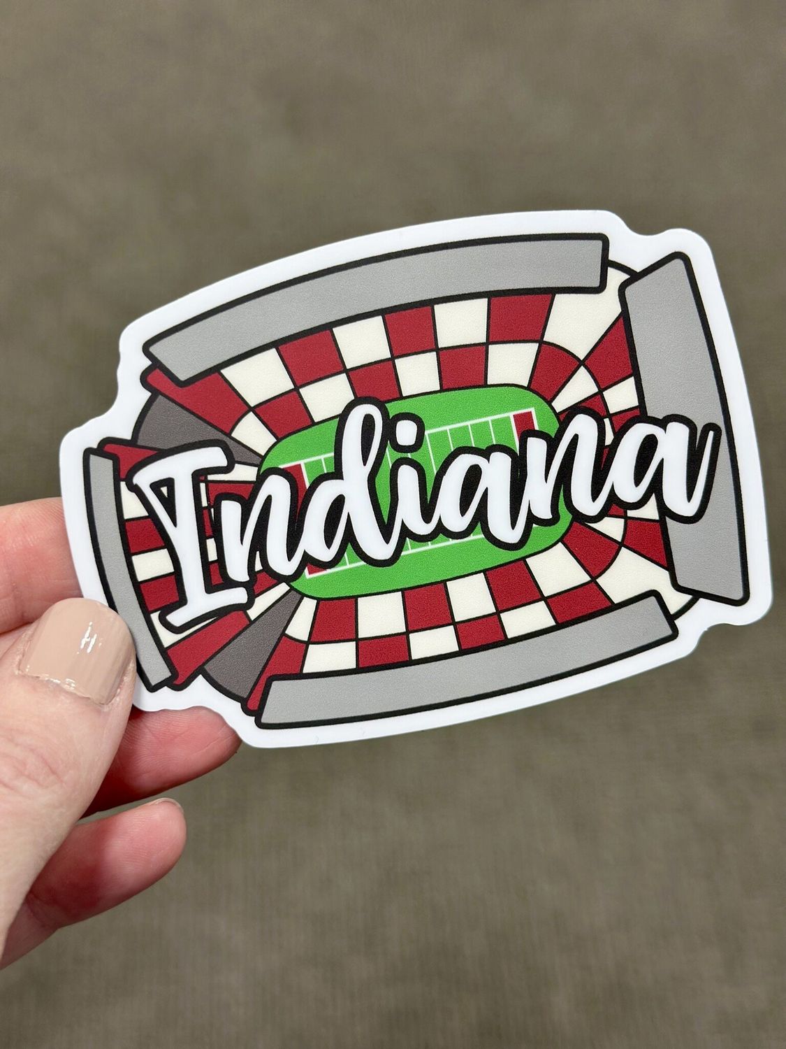 Indiana Football Sticker