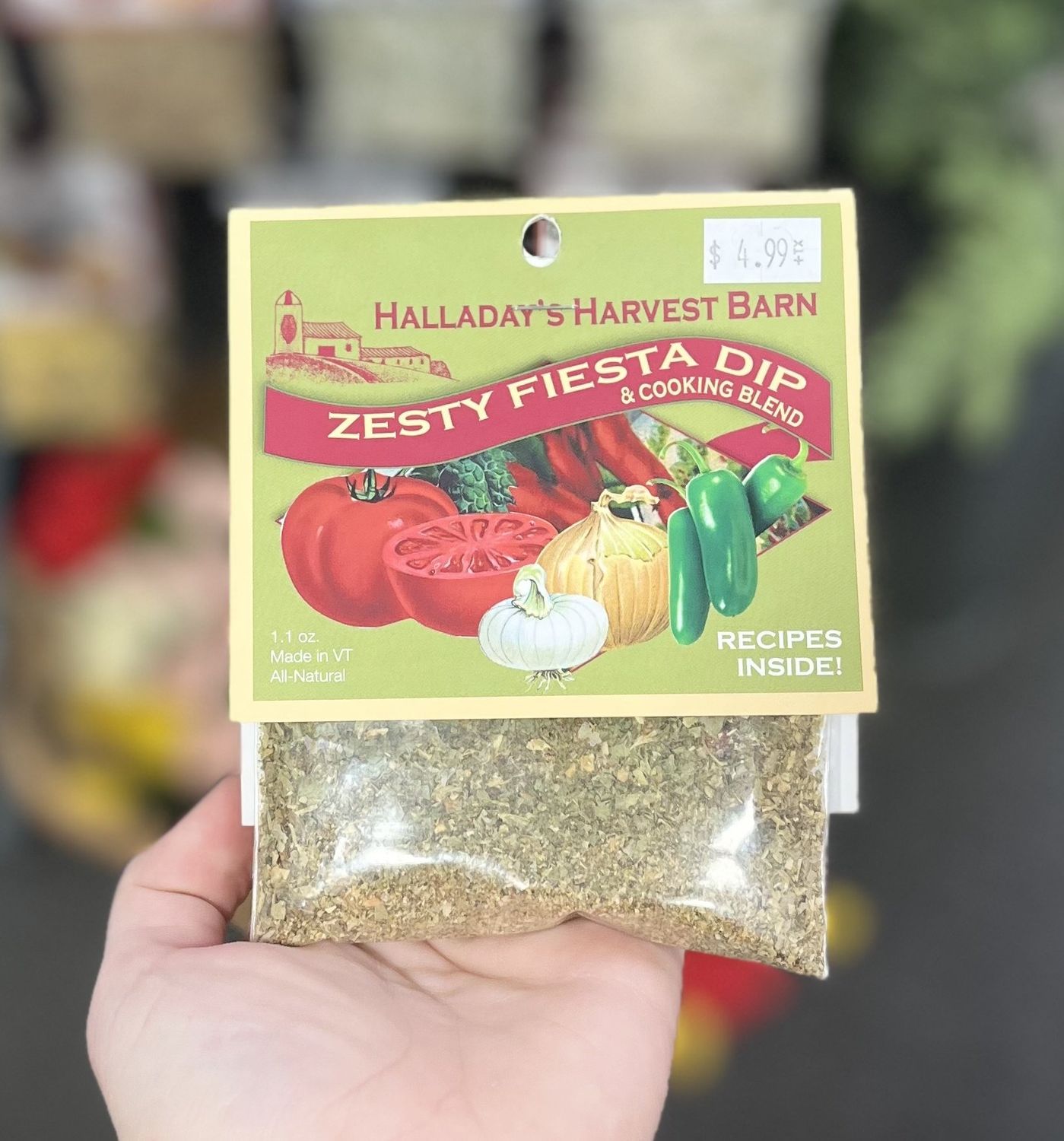 Halladay’s Zesty Fiesta Dip Mix
