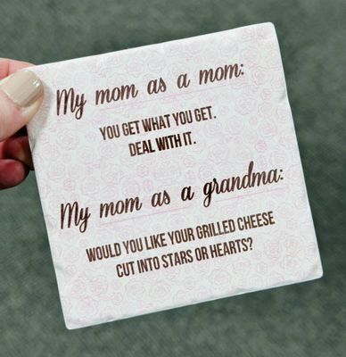 My Mom as a Mom Ceramic Coaster