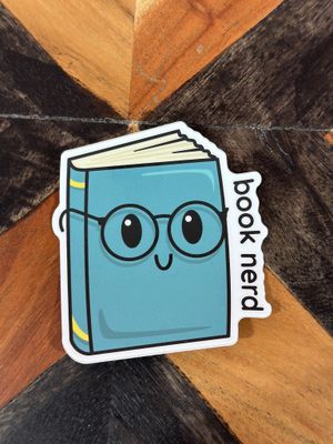 Book Nerd Sticker