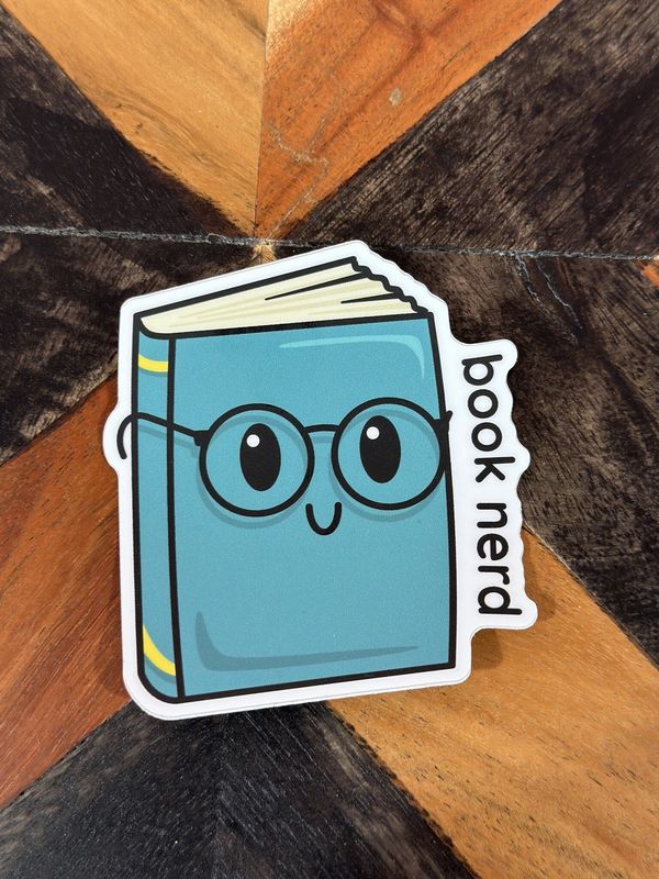 Book Nerd Sticker