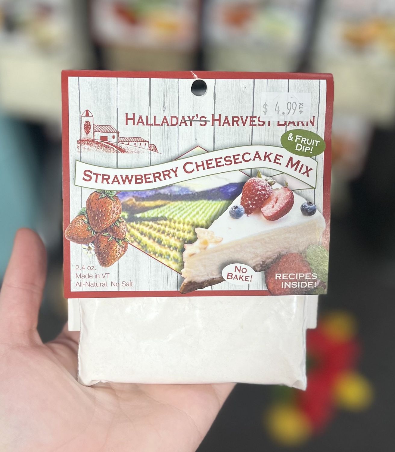 Halladay’s Strawberry Cheesecake Mix
