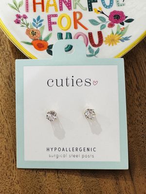 Gold Sparkle Studs