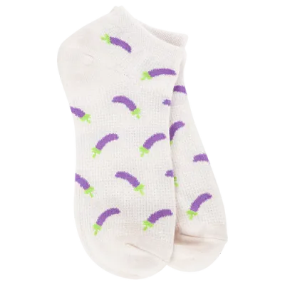 Socks-Eggplant Low