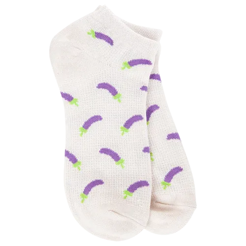 Socks-Eggplant Low