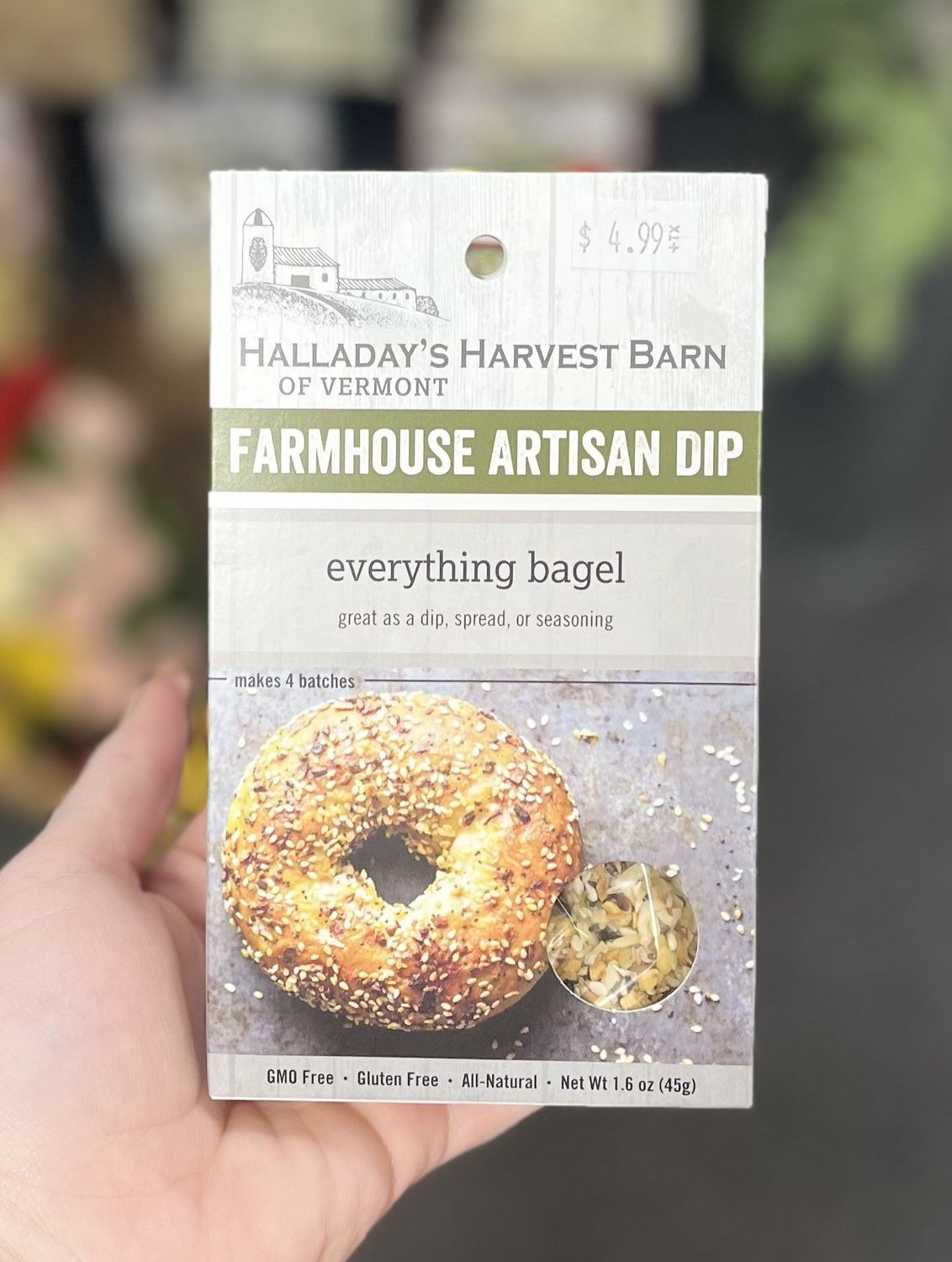 Halladay’s Artisan Everything Bagel Dip Mix
