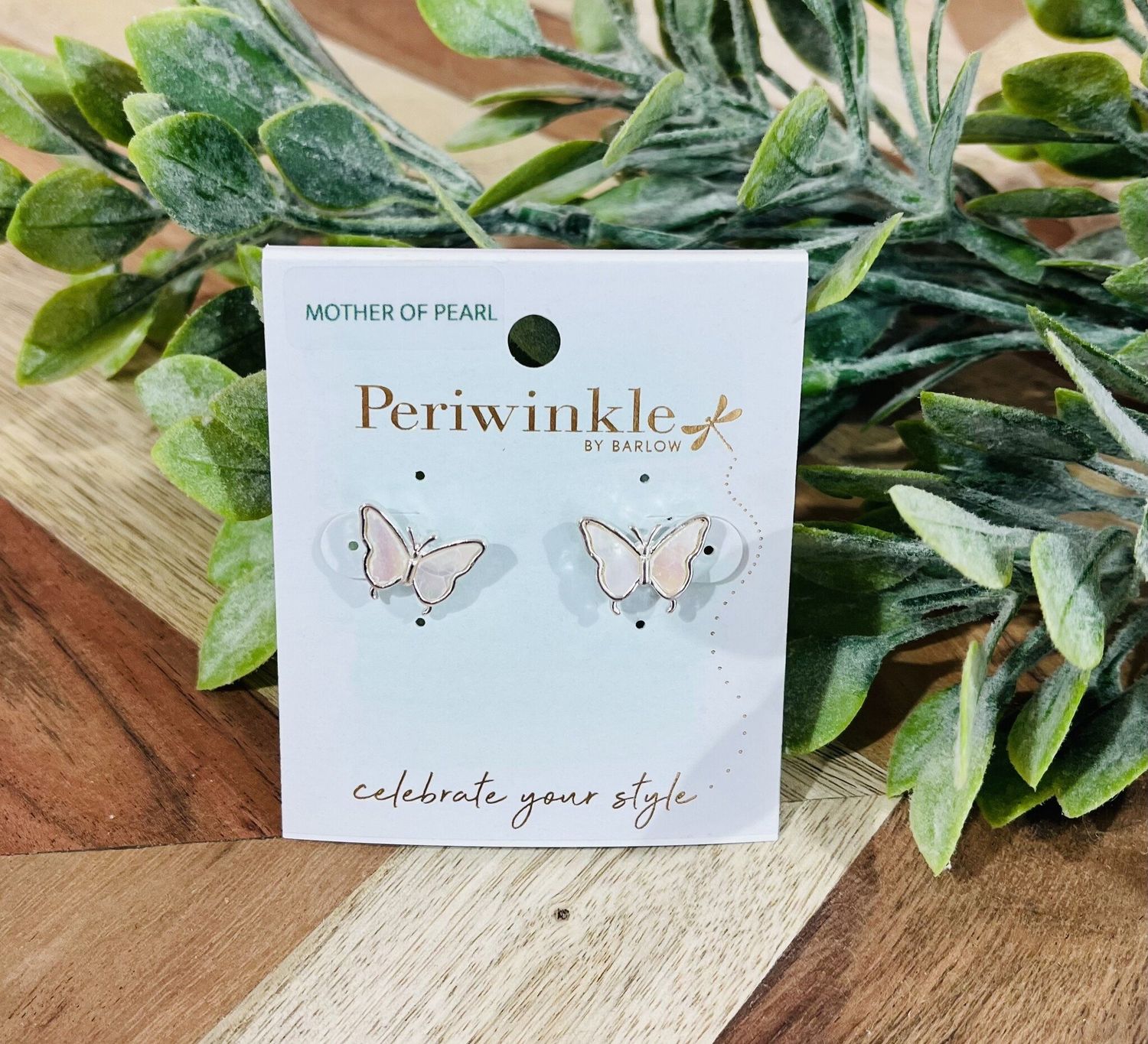 Iridescent Butterfly Earrings