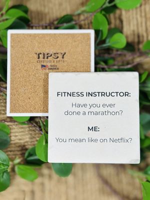 You Mean Like On Netflix? Ceramic Coaster
